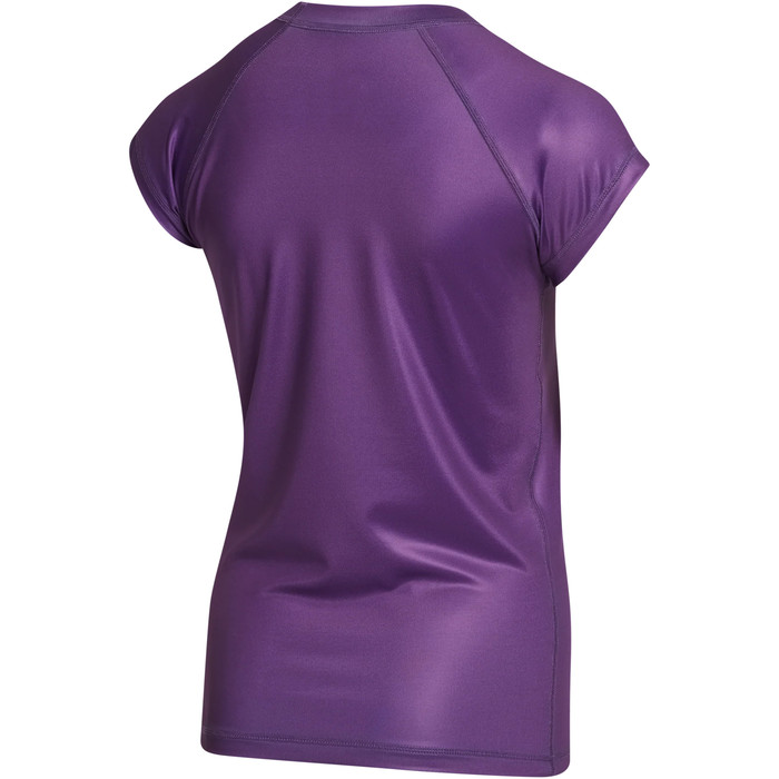 2023 Mystic De Mujer Star Manga Corta Lycra Vest 35001.230183 - Sunset Purple